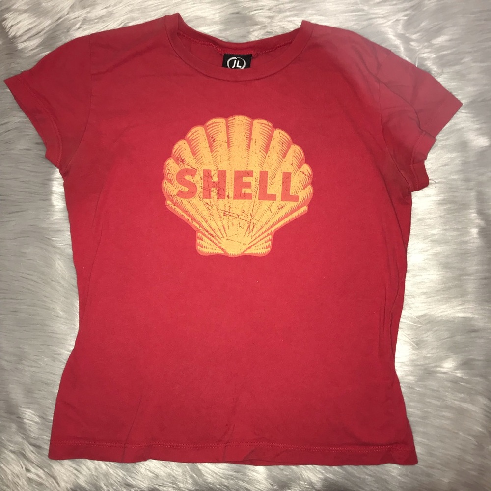 Shell Fitted T-shirt - Picture 1 of 2